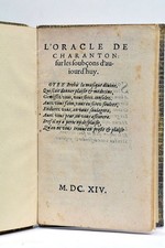 Livre rare ORACLE DE CHARANTON