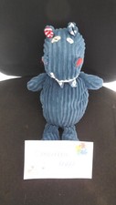 doudou peluche hippopotame Hippipos bleu marine DEGLINGOS 33cm