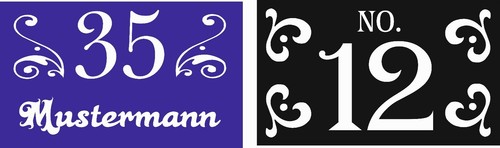Panneau numéro maison - panneau,