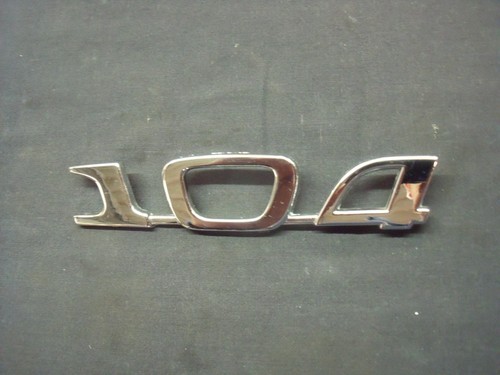 Peugeot 104 sigle logo - 104,