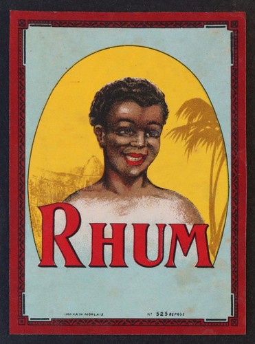 Ancienne étiquette rhum 525 - ancienne,