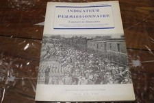 Réédition de  Indicateur du permissionnaire tableaux de direction chemin de fer
