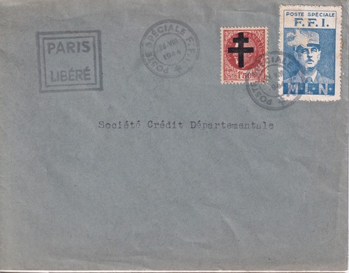 Lettre paris libere vignette - lettre,