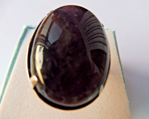 Bague améthyste naturelle - bague,
