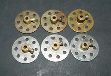 6 ROUES BARILLET 8 TROUS 35mm réf 24 . PIECE MECCANO 50's POUR BOITE 0 à 10