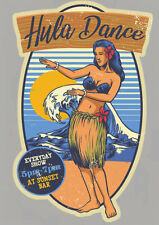 TAHITI VAHINE HULA DANCE SURF HAWAI TIKI DECAL AUTOCOLLANT STICKER HB171