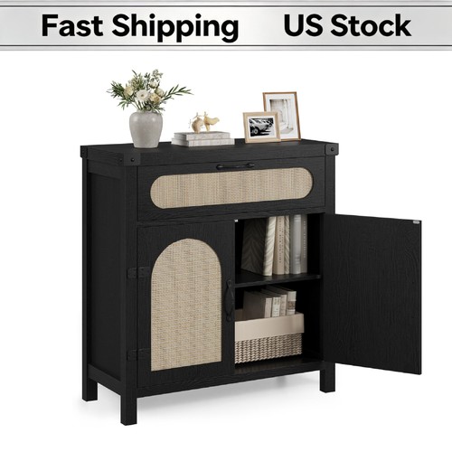 Living room sideboard rattan - room,
