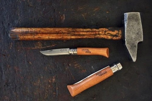 Opinel carbon folding knife - carbon,