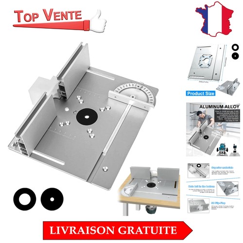 Table défonceuse aluminium - table, en