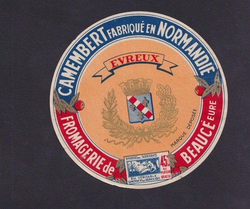Ancienne étiquette fromage - ancienne,