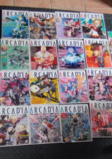 Lot de 17 magazines japonais "Arcadia" – Culture arcade, jeux vidéo