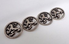 Lot de 4 Boutons vintage