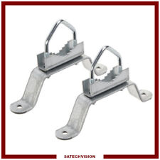 Etrier Fixation Murale Déport 6 cm Pour Mât Diamètre 50 mm Max. Parabole Antenne
