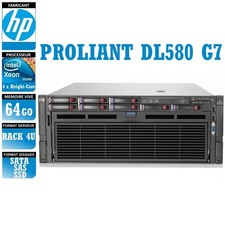 HP Proliant DL580 G7 4 x Xeon 8 Core E7-4820 128 Go 2.5" Rack 4U