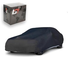 Housse De Voiture Couverture Respirante Protection Garage Noir L