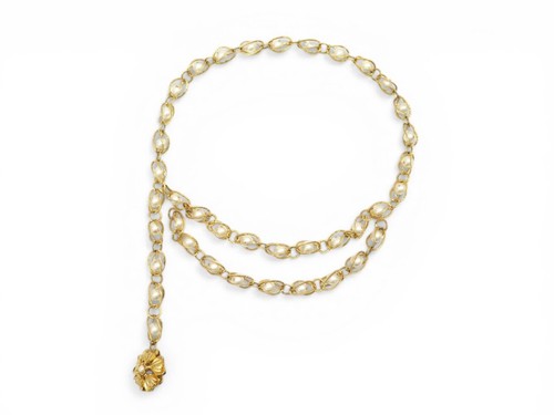 Vintage ceinture chanel chaine - vintage,