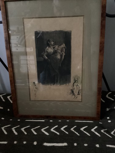 Curiosa gravure encadree - curiosa,,