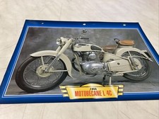 Motobécane L4C 350 1955 fiche carte moto passion collection Atlas