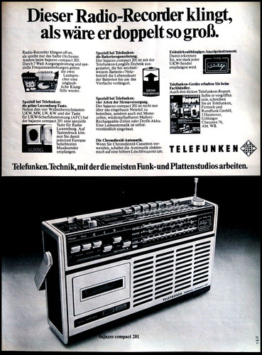 Telefunken radio recorder - telefunken,