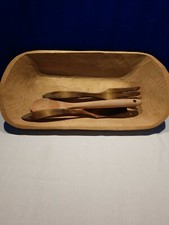 Vintage Handcarved Wooden Bowl