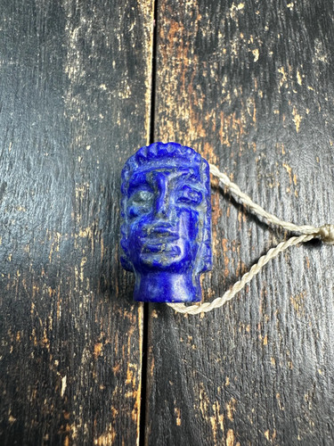Perle tête lapis lazuli - perle, lapis-lazuli