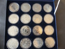 COFFRET DE 16 MEDAILLES ECU