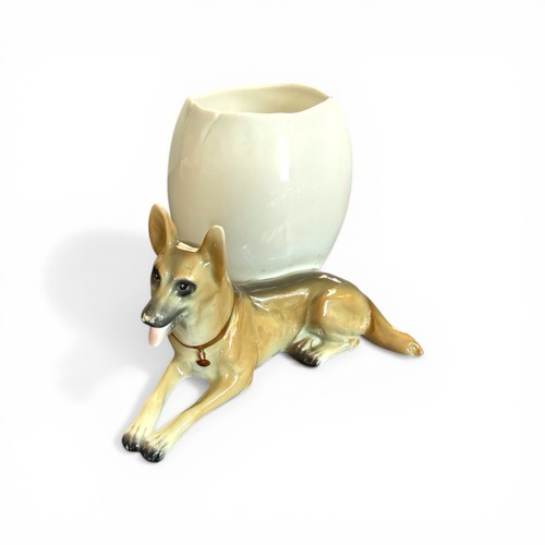 Vase figuratif chien berger - chien,