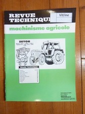 8111 8145 10111 10145 12145 Revue Technique Agricole Zetor