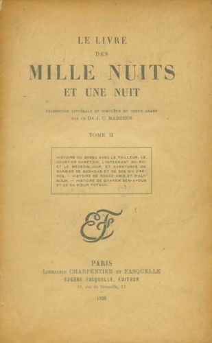 Livre des mille nuits et - mille,