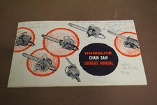 Vintage Homelite Chain Saw