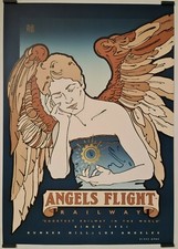 Lance Goines David Angels Flight Railway 1995 Affiche Originale Publicité