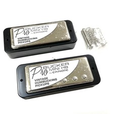Epiphone authentique mini humbucker set + écusson noir ProBucker mini