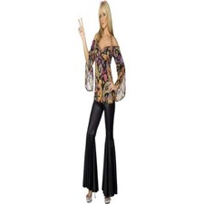 Smiffys Hippie Costume, Female, Black (Size M)