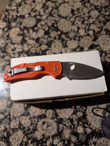 Spyderco native orange s90v - spyderco,