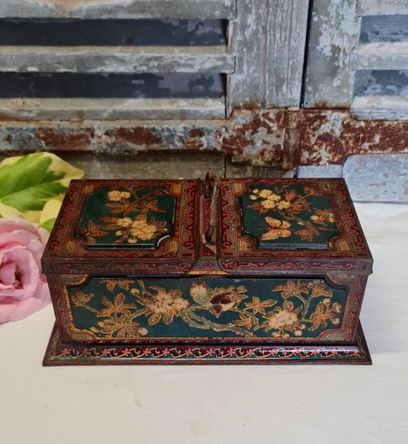 Ancienne boite tole panier - ancienne,