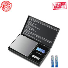 Balance de Precision 500g/0.01g, Balance de Poche avec Écran LCD Rétroéclairé（7
