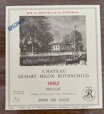Étiquette Château Duhart