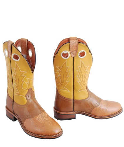 Botte western bout - western, rond