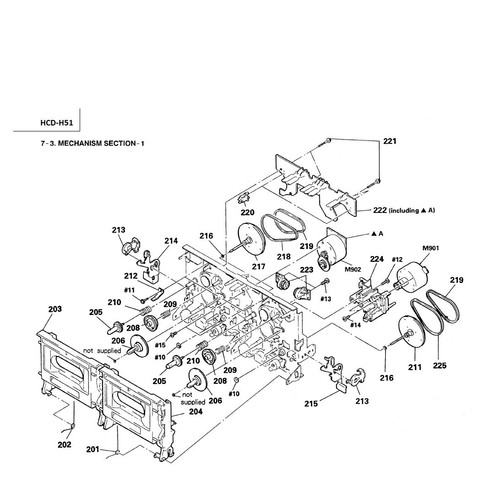 Kit courroies pour chaine - 4,