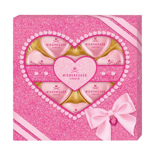 Niederegger marzipan cœurs - marzipan,