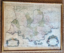 Rare carte Vigueries  Provence