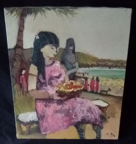 Tableau huile sur toile - tableau,