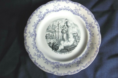 Ancienne assiette parlante - parlante, sur