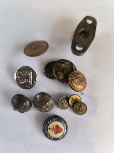 Lot ancien bouton militaire - ancien,