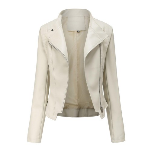 Blouson cuir biker revers - biker,
