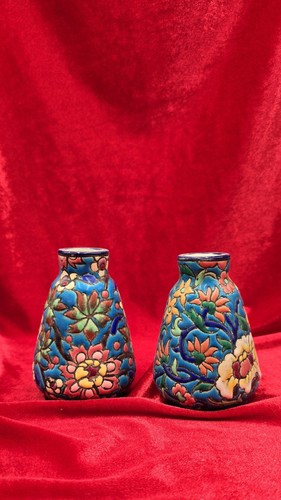 Lot vase longwy ancien - vase,