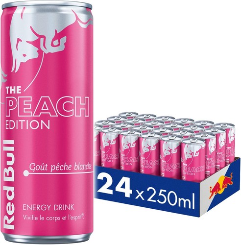 Red bull pêche - pêche, blanche