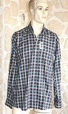 Chemise vert/bleu/violet neuve