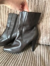 Bottes en cuir marron femme
