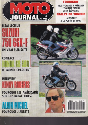 Moto journal 1018 suz 750 - n°1018,